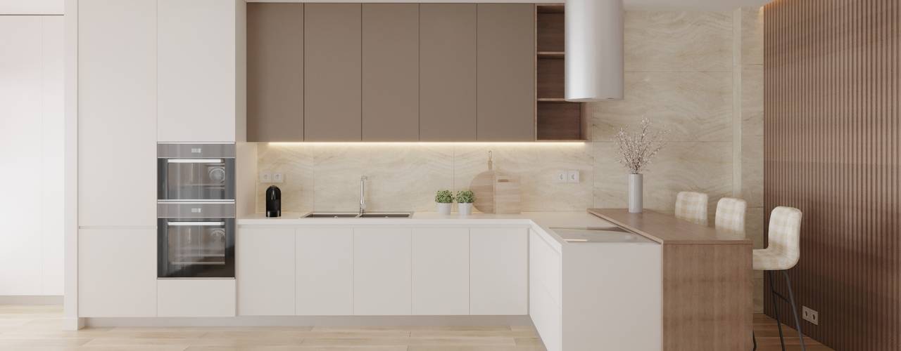 como usar tons de bege na decoração de cozinha