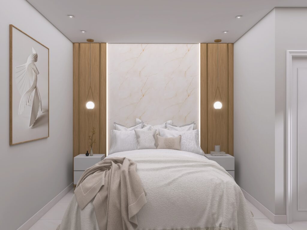 Os melhores revestimentos de parede para dar amplitude ao seu quarto