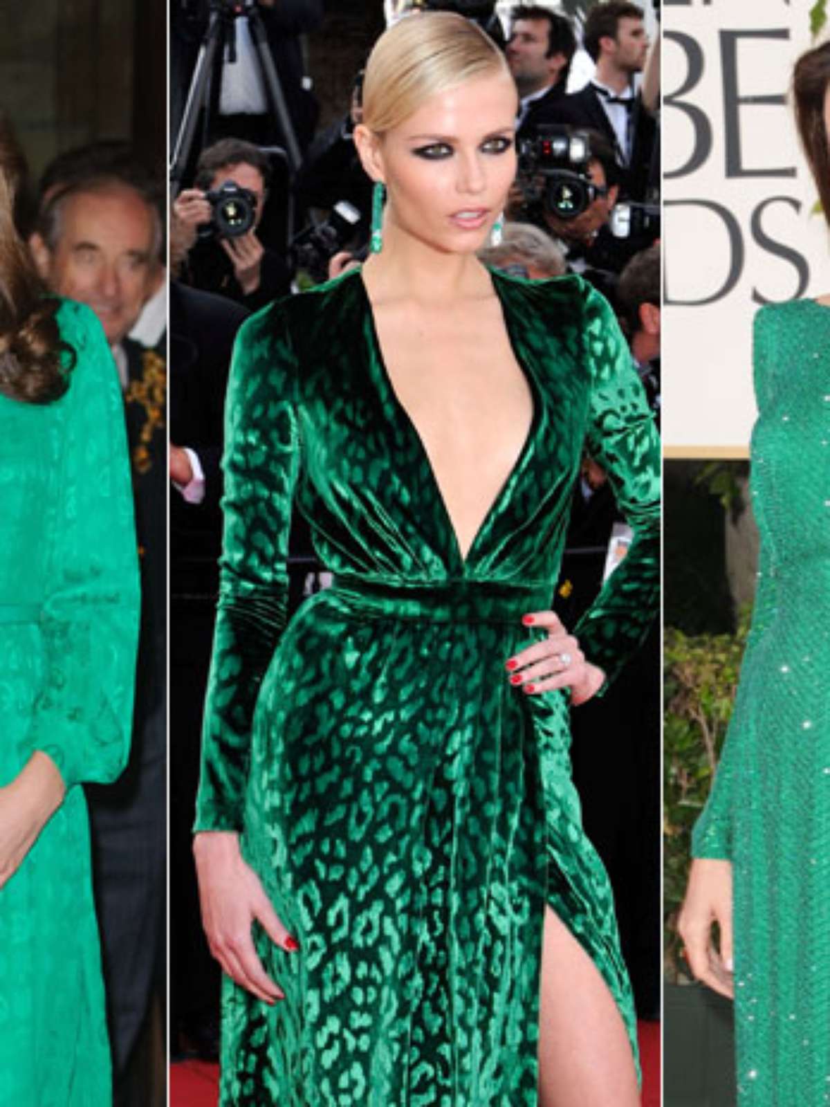 acessorios para vestido verde esmeralda de festa