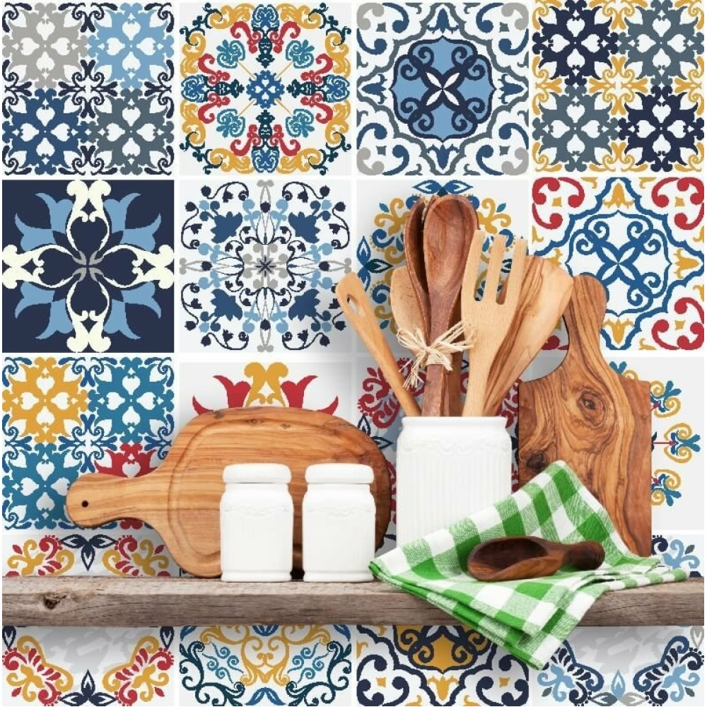 Transforme sua Cozinha com Adesivos de Azulejo: Estilos Metro White e Português