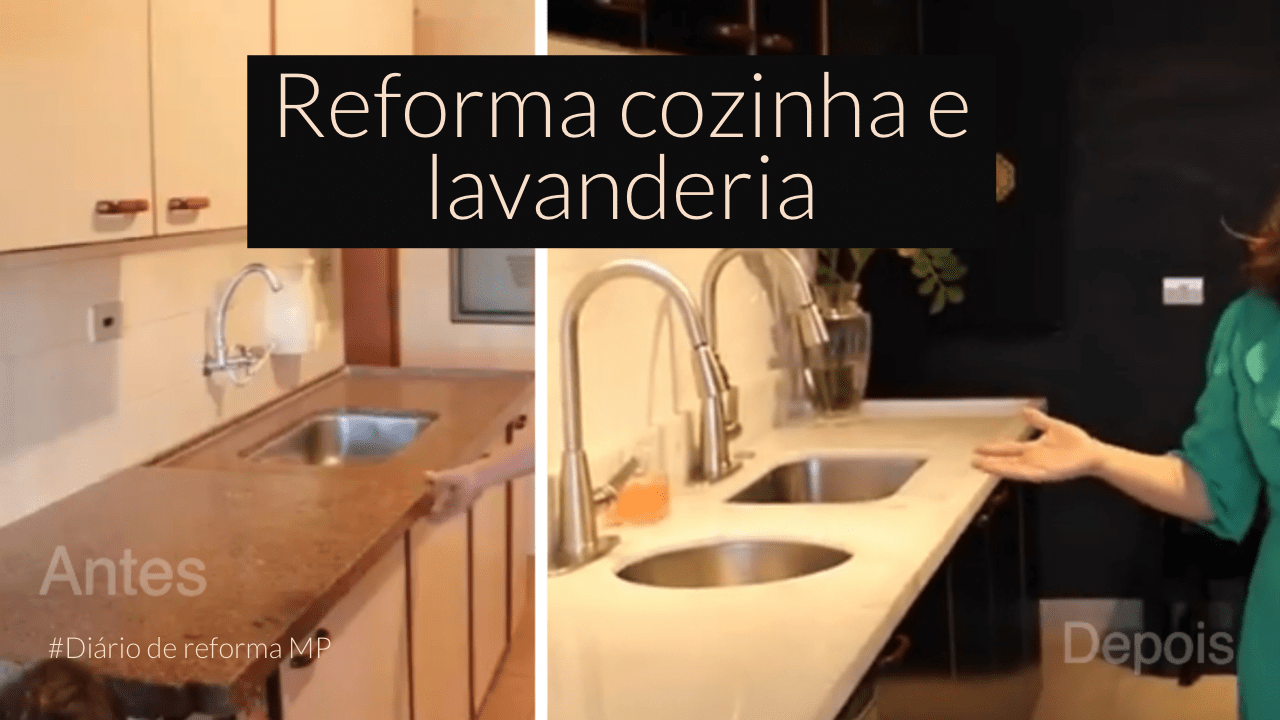 antes e depois reforma de cozinha