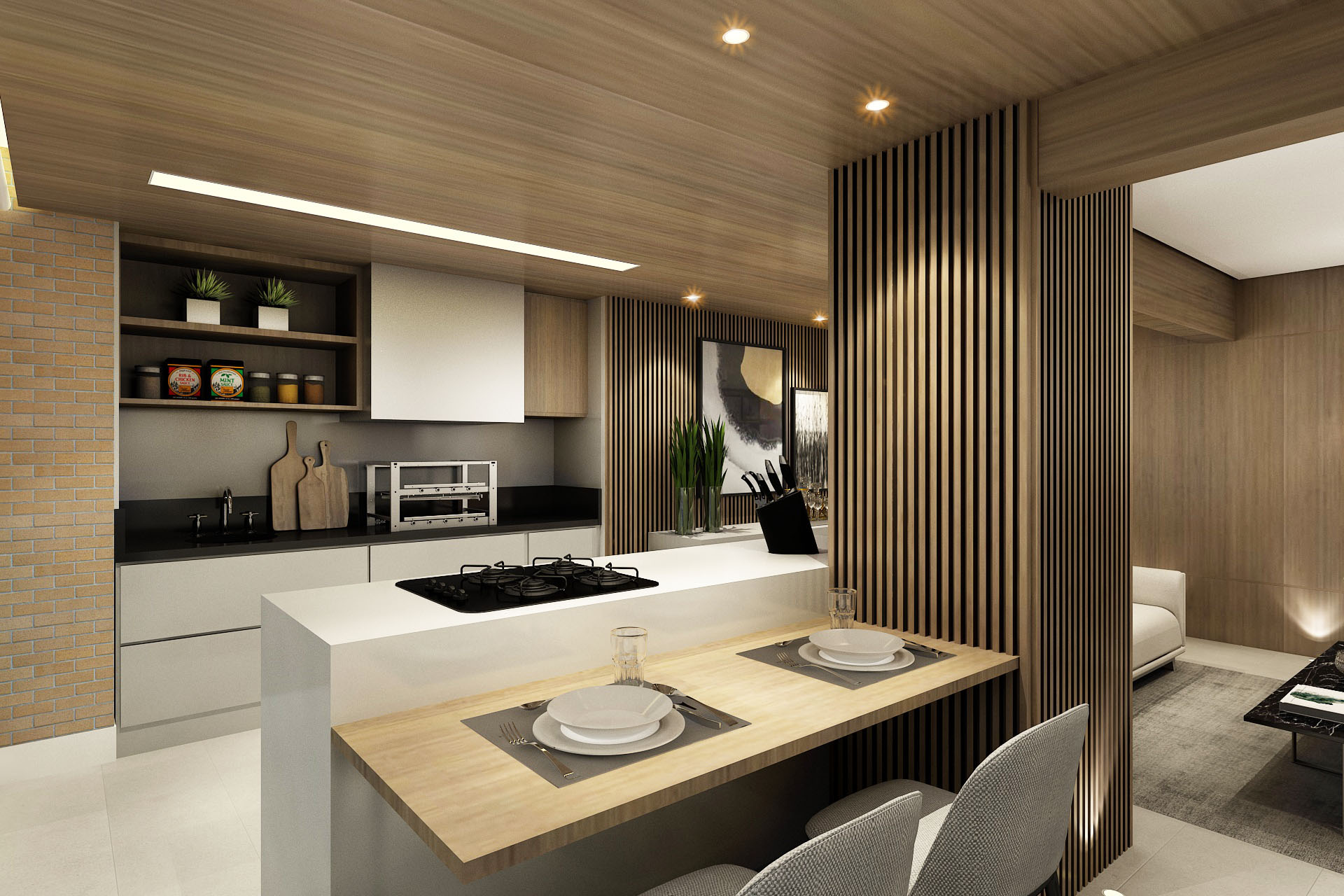 Móveis planejados para varanda gourmet: soluções inteligentes