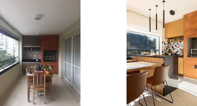 Varanda gourmet pequena: otimizando o espaço com criatividade