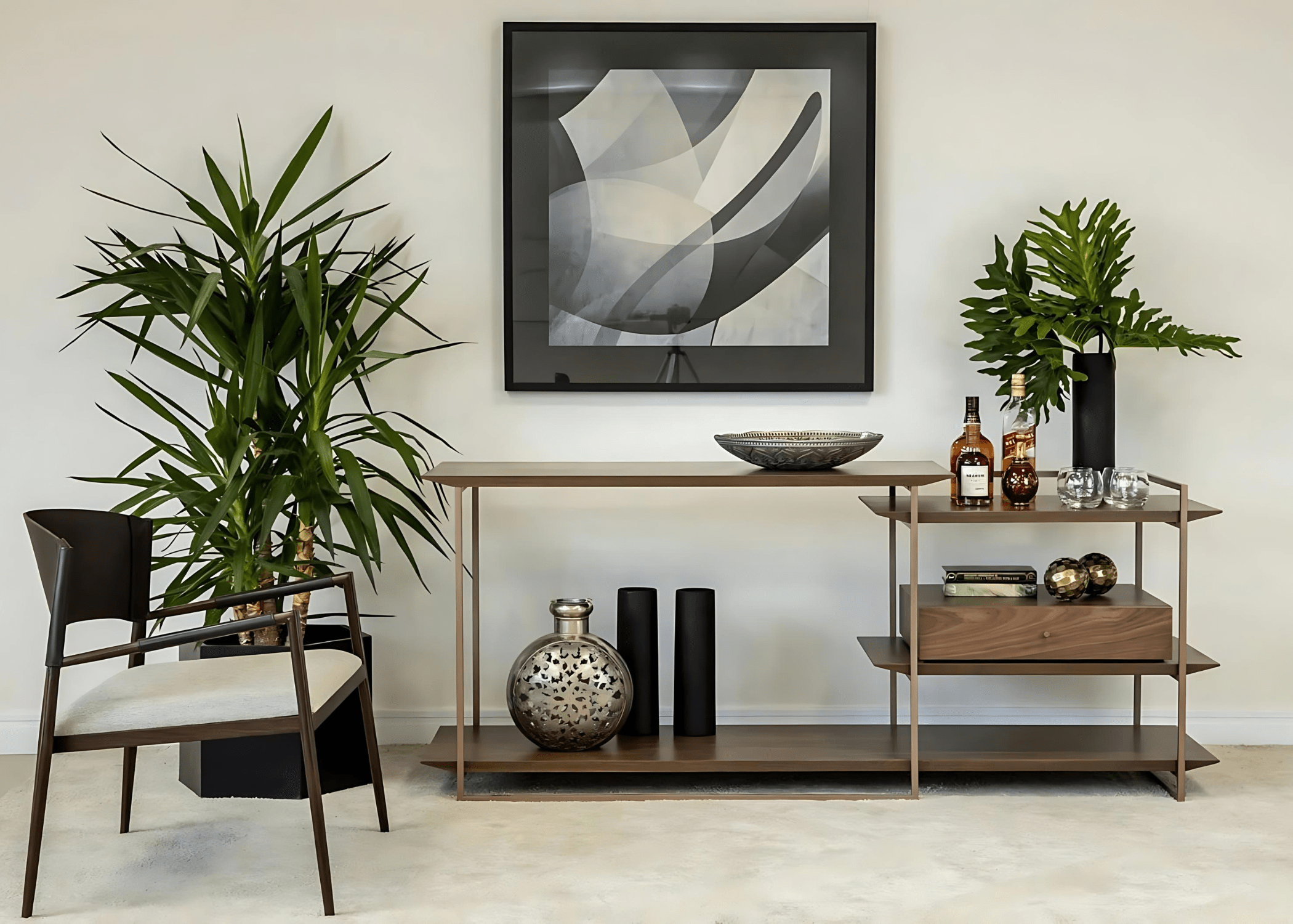 aparador de sala de jantar com 3 portas