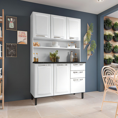 armario de cozinha de aco