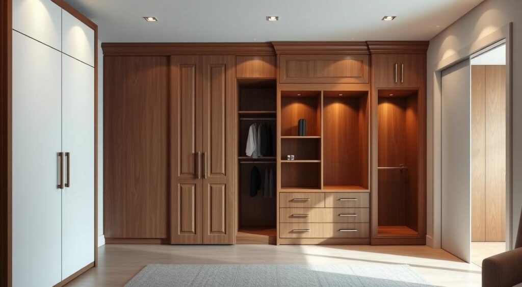 erros comuns ao escolher armário para quarto pequeno