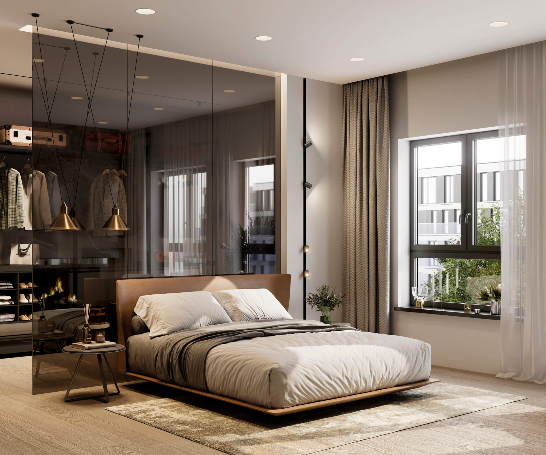 ideias de armário embutido para quarto pequeno