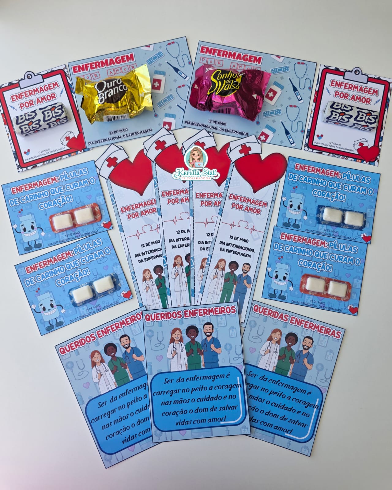 ideias de artesanato para dia da enfermagem criativas