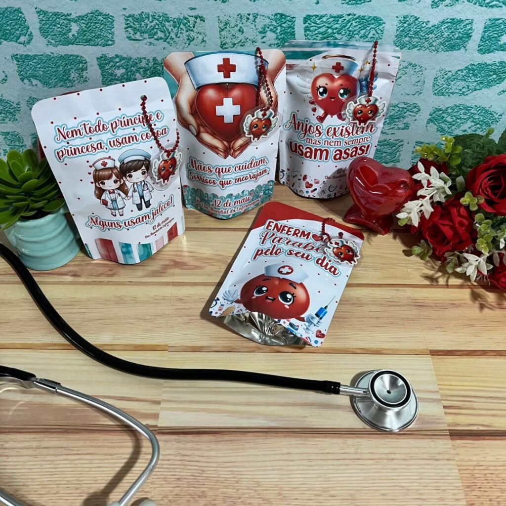 artesanato dia da enfermagem vs comprado pronto