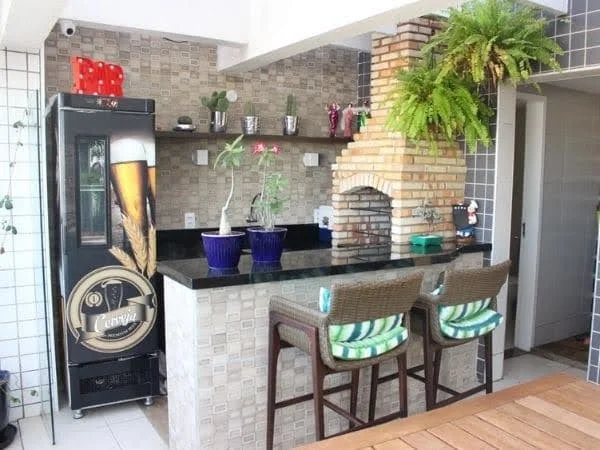 bancada para churrasqueira