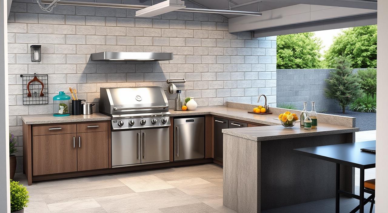 Ideias de Design para Bancadas de Churrasqueira Pequenas e Funcionais