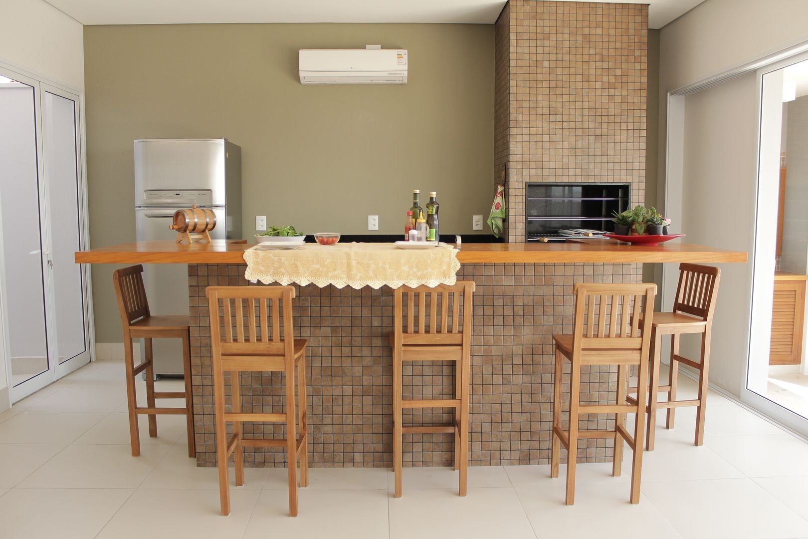 bancada para churrasqueira