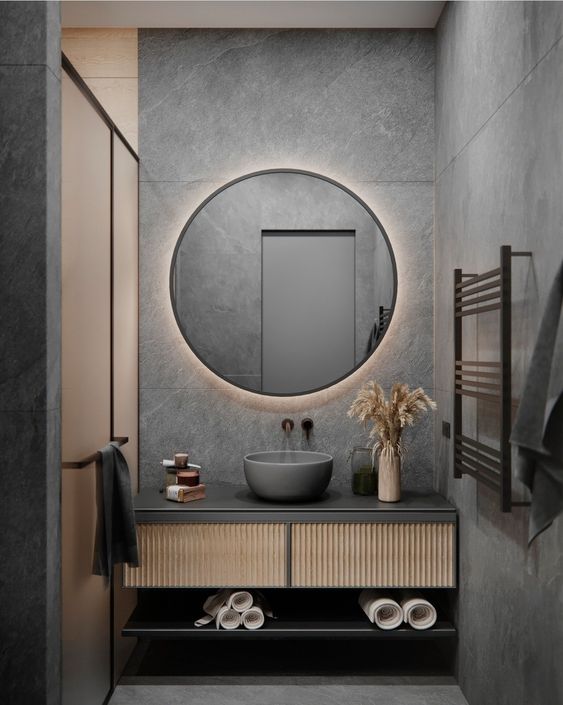 Cores e Revestimentos Essenciais para o Estilo Industrial no Banheiro