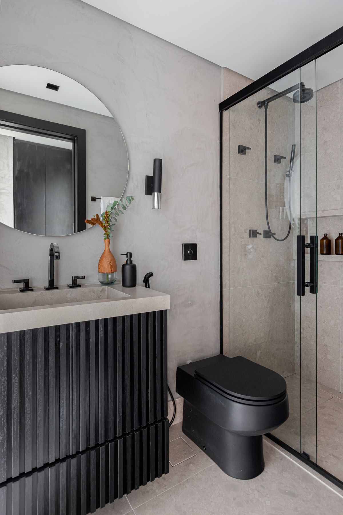 banheiro estilo industrial