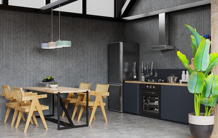 banheiro estilo industrial chique com espelho adnet