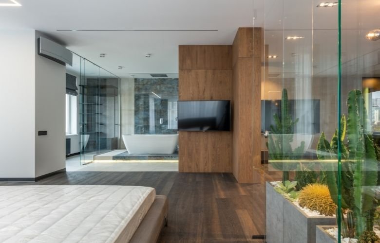 banheiro integrado ao quarto vantagens