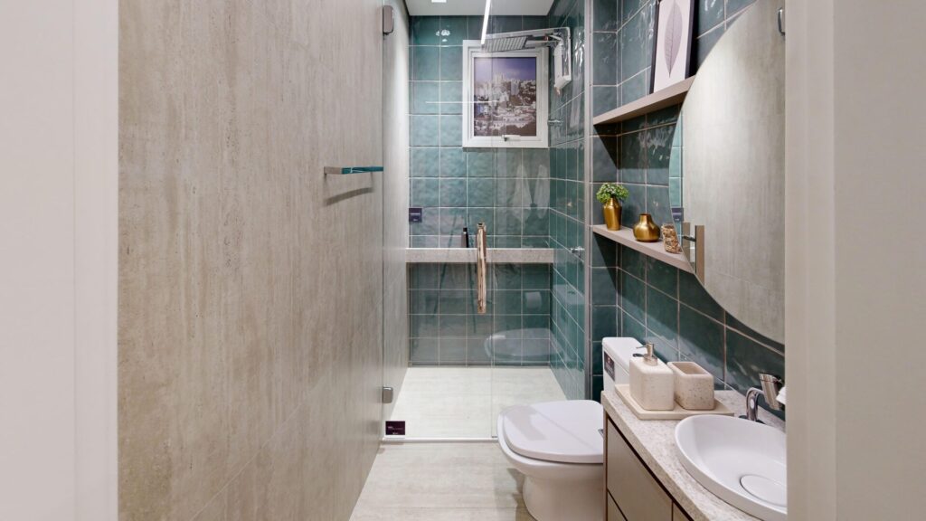 erros porcelanato banheiro