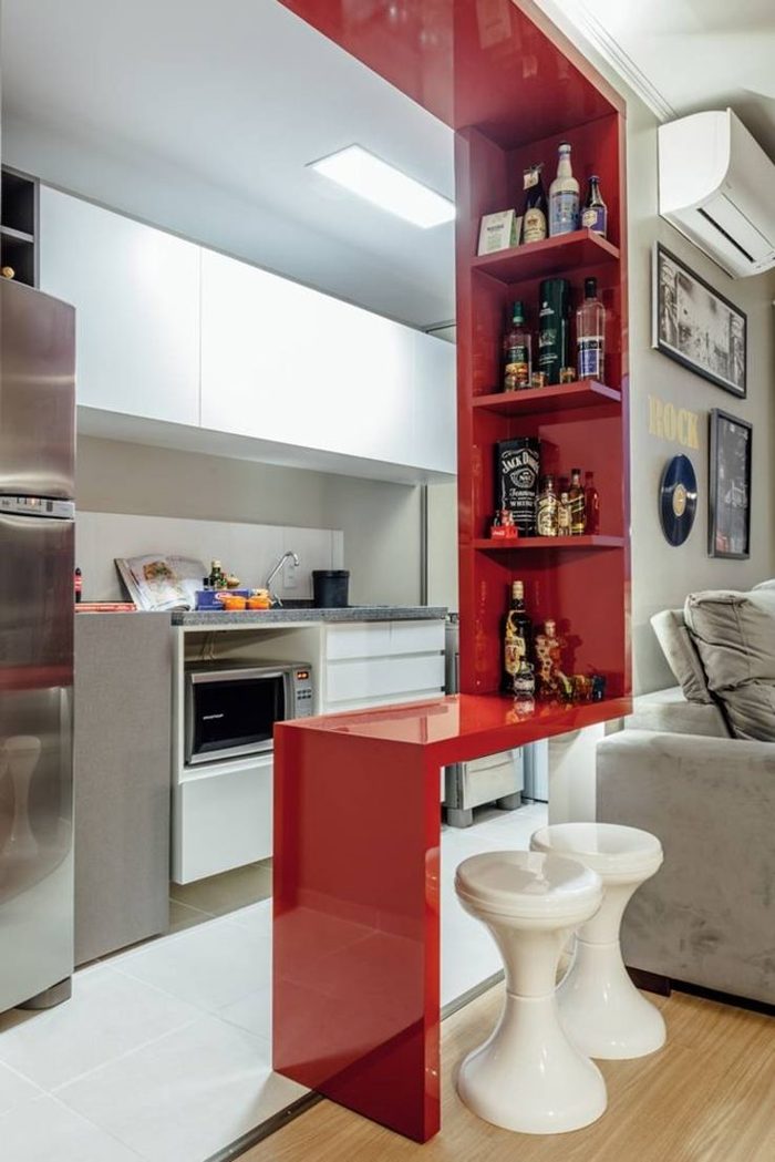 ideias criativas barzinho sala pequena