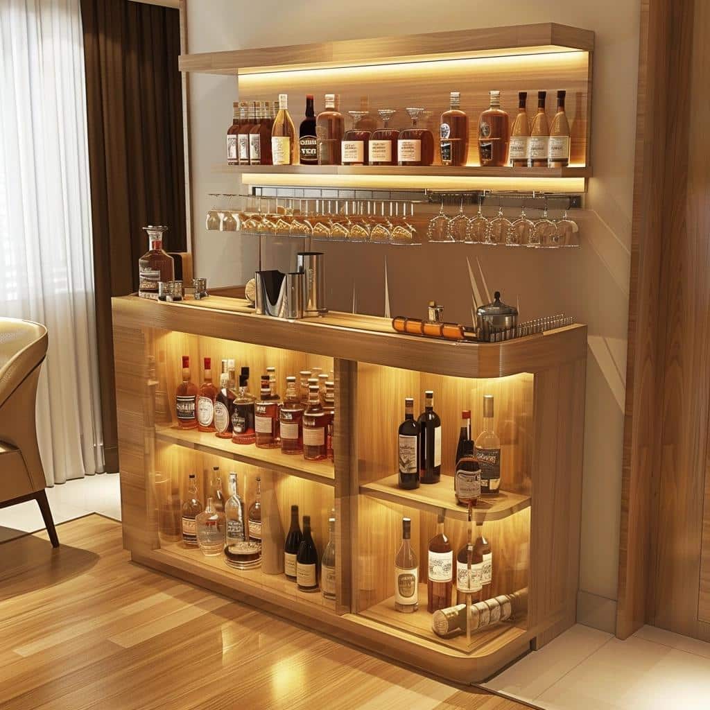 barzinho de parede ou carrinho de bar qual melhor