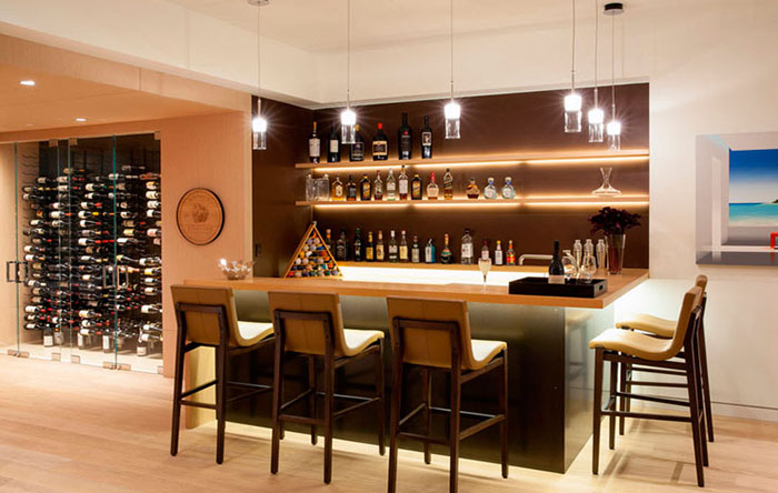 ideias criativas barzinho sala pequena