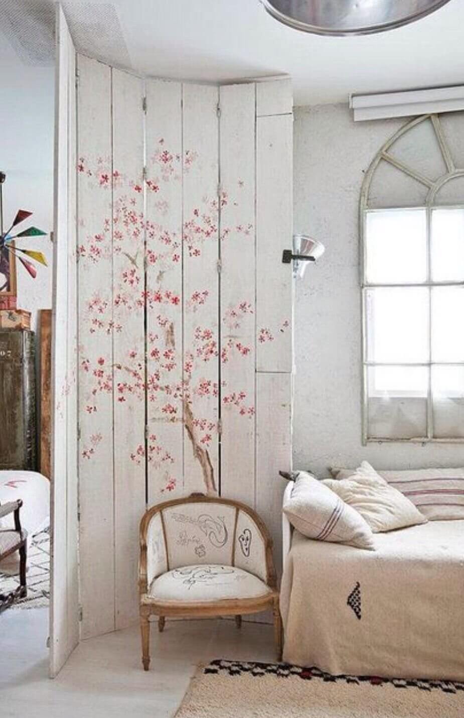 erros ao usar biombo no quarto