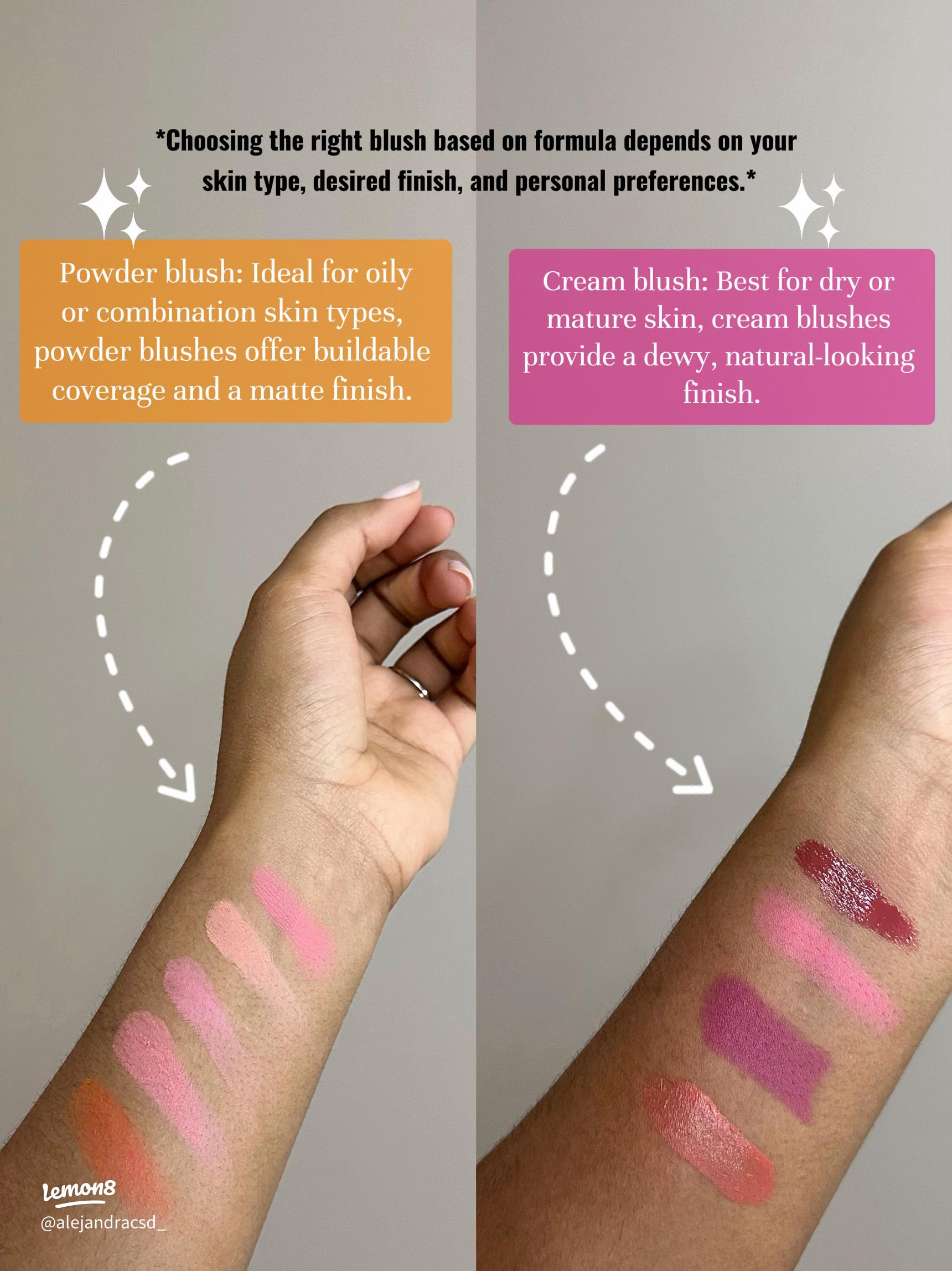 Blush em pó ou cremoso: Qual a melhor textura para sua pele?