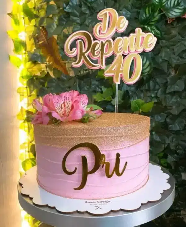 bolo decorado feminino unicórnio passo a passo