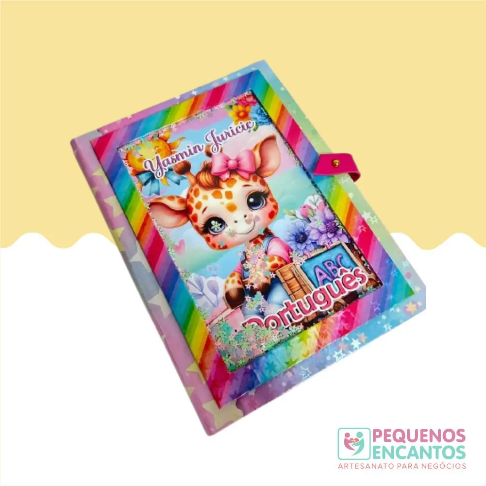 caderno personalizado artesanato