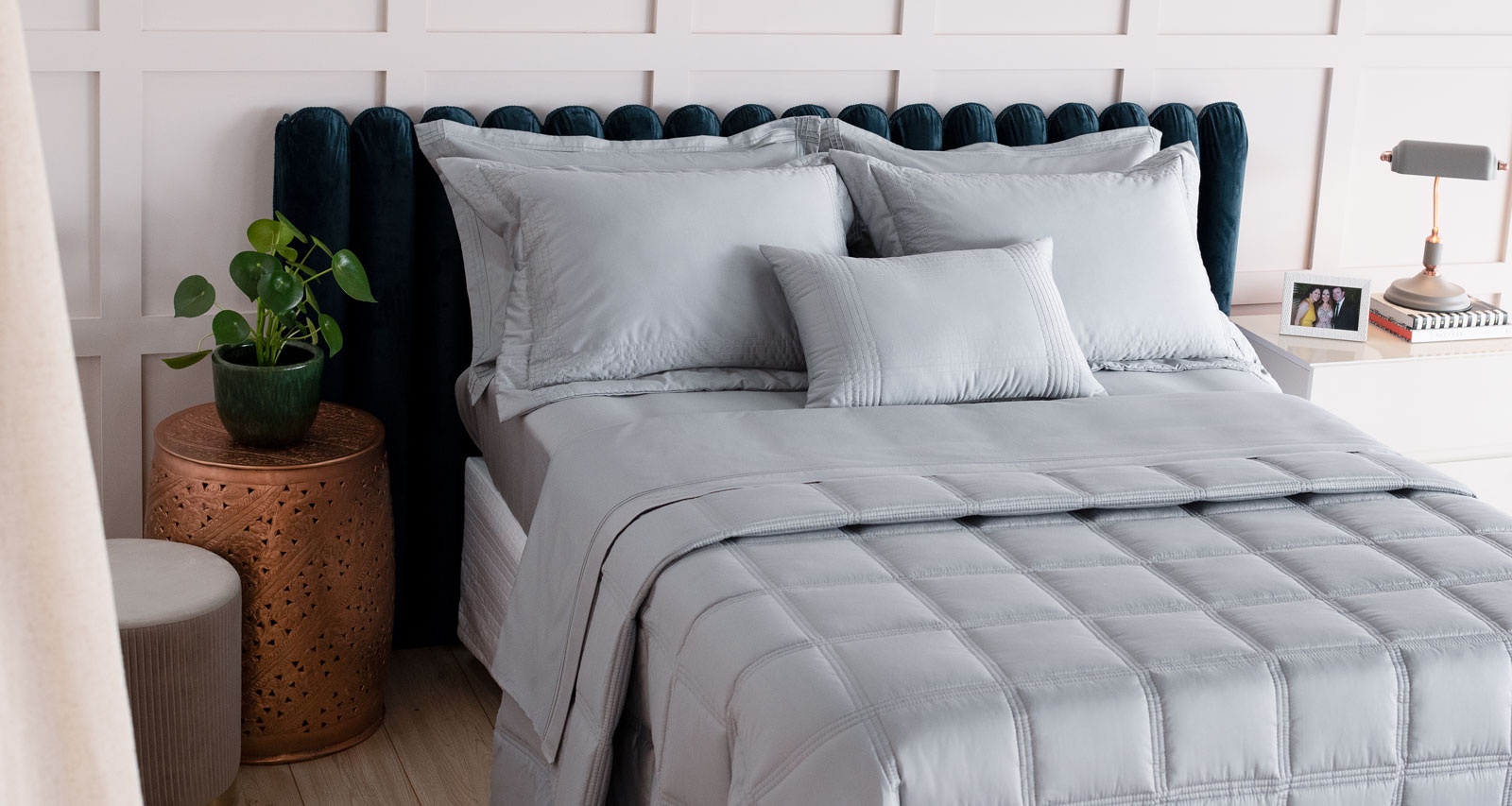 Decoração de quarto: como harmonizar sua cama posta com o ambiente