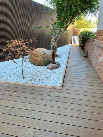 como calcular cascalho para jardim