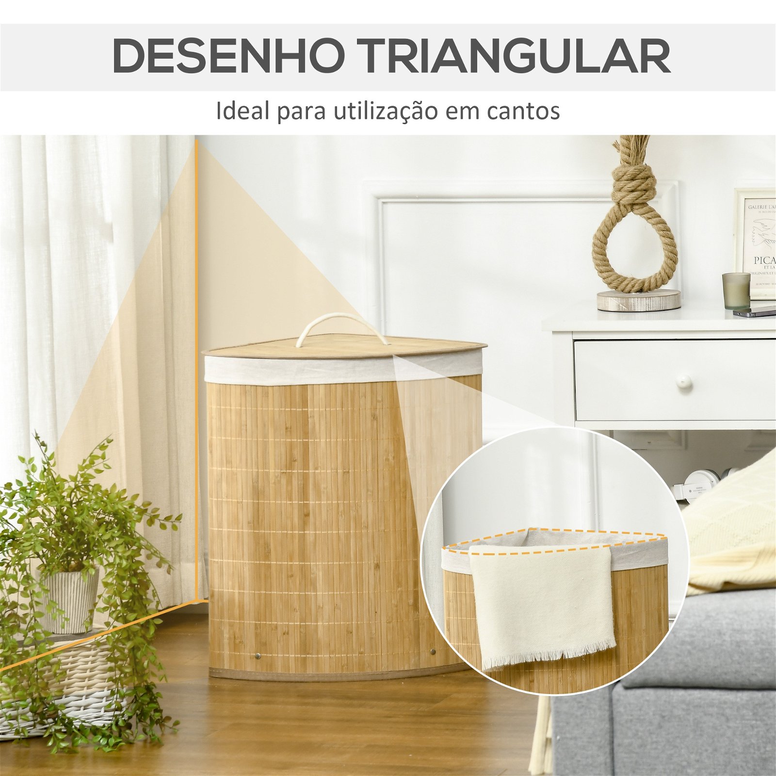 Bambu vs. Plástico: Qual o Melhor Material para Seu Cesto de Roupa Suja?