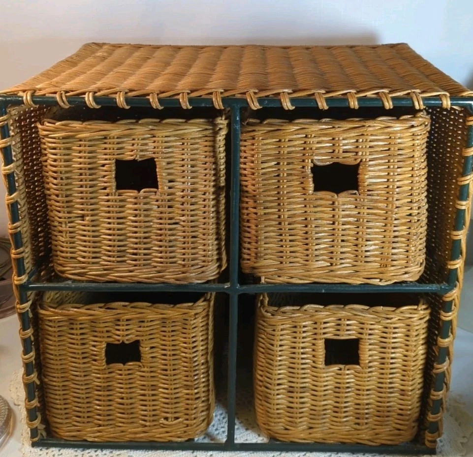 10 ideias criativas para usar cestos de vime na decoração da sala