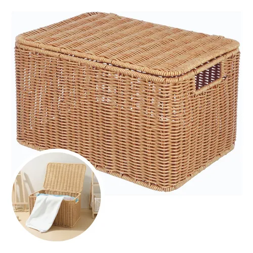 Cestos de vime para lavanderia: soluções práticas e elegantes