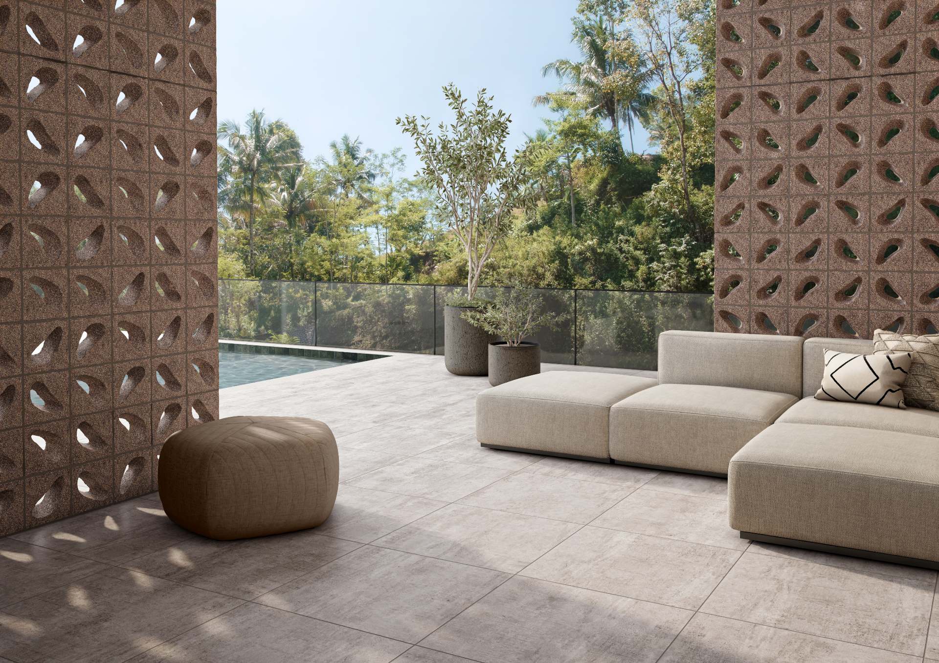 ideias de decoração com cobogós para sala pequena