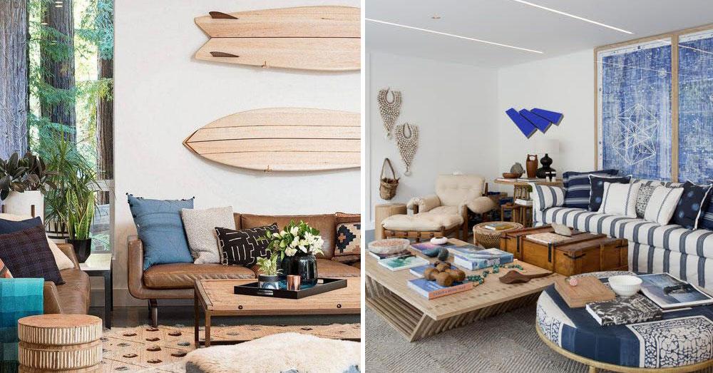 como decorar sala de apartamento na praia
