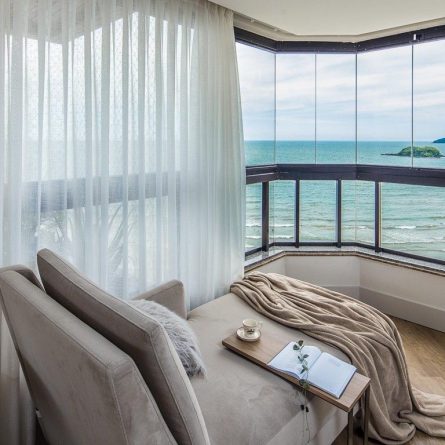 como decorar sala de apartamento na praia