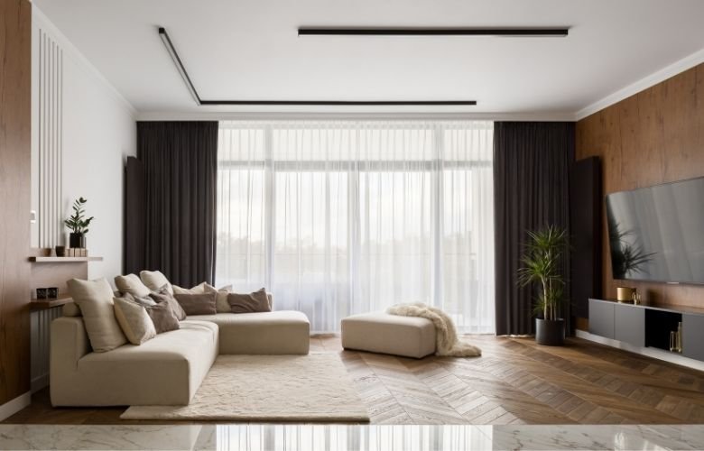 custo decorar sala apartamento praia