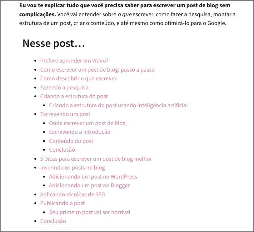 como fazer um blog