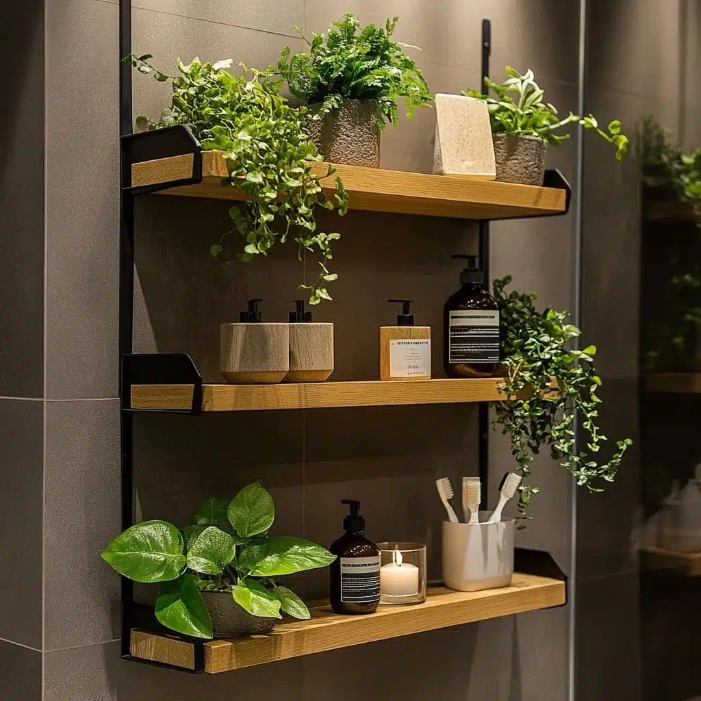 como instalar prateleira no banheiro