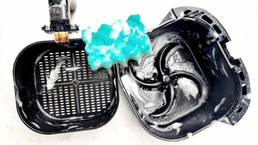 airfryer vs forno elétrico limpeza