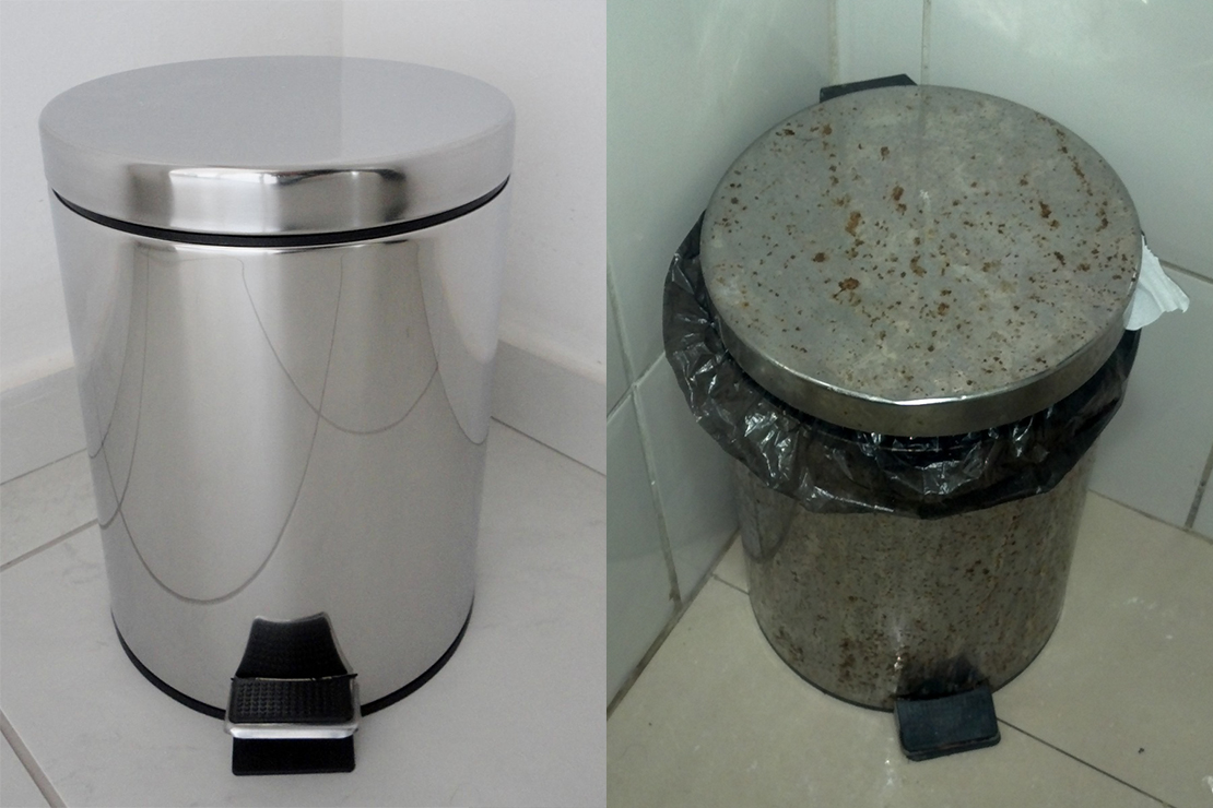 Lixeira de Inox Enferrujada? Soluções Caseiras e Profissionais