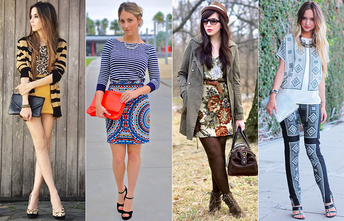 Do básico ao ousado: 5 ideias de looks com mix de estampas