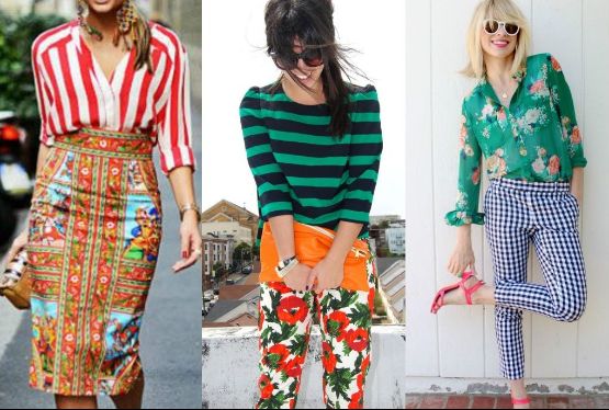 como misturar estampas