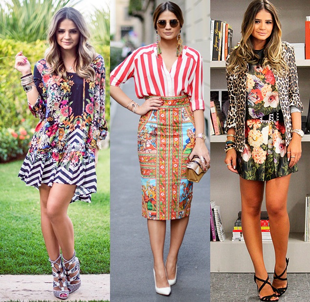 como misturar estampas