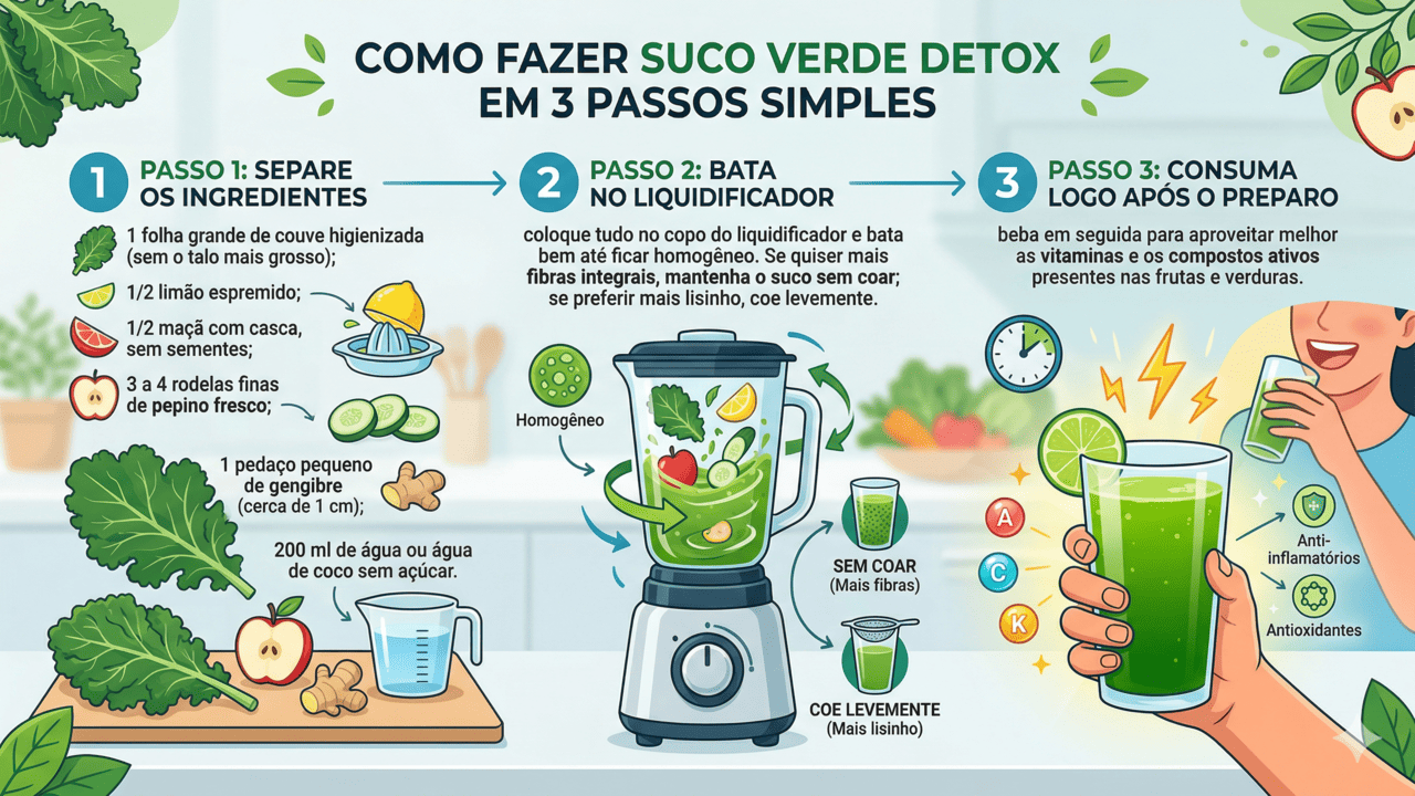 como o suco detox age no organismo