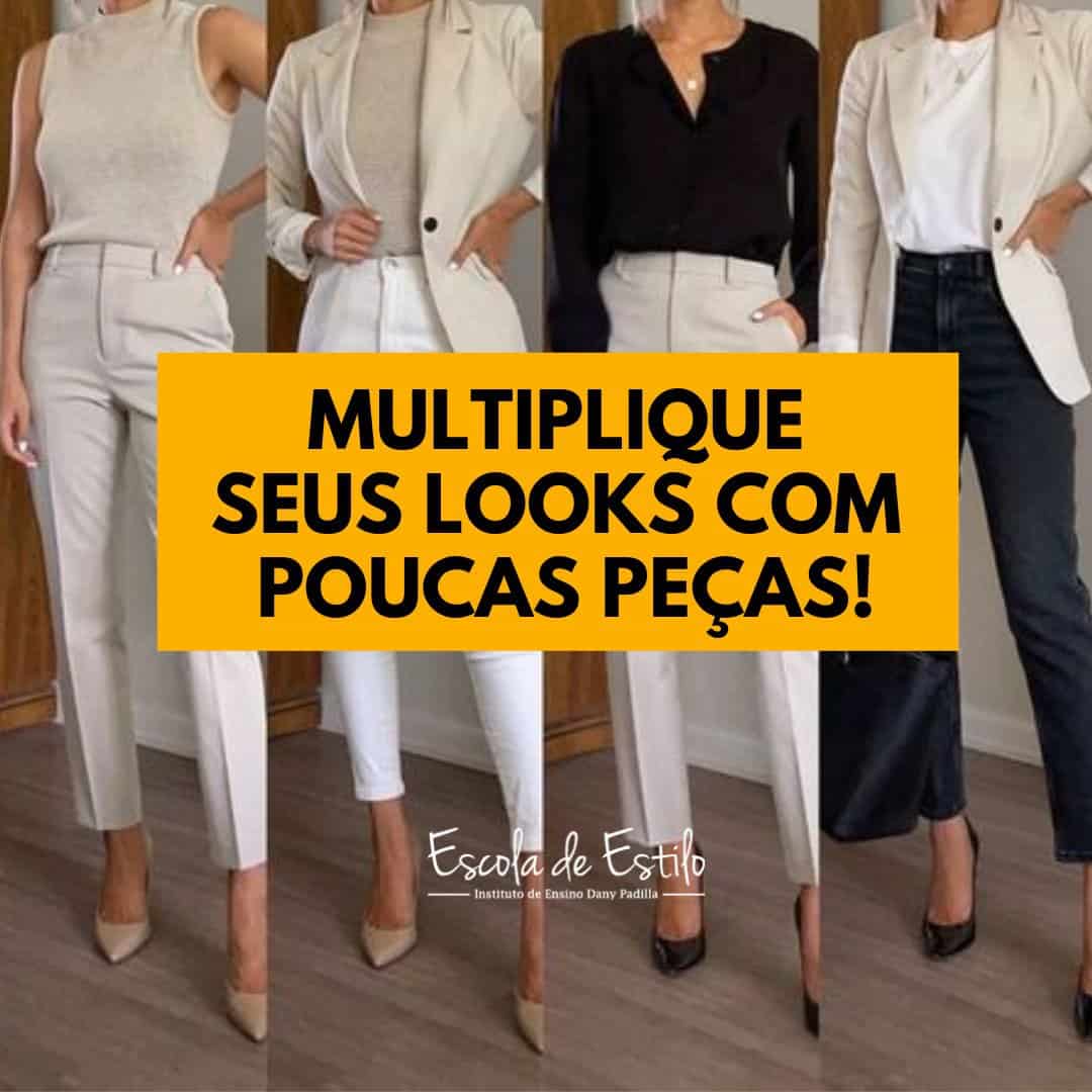 como montar um guarda roupa capsula com poucas peças