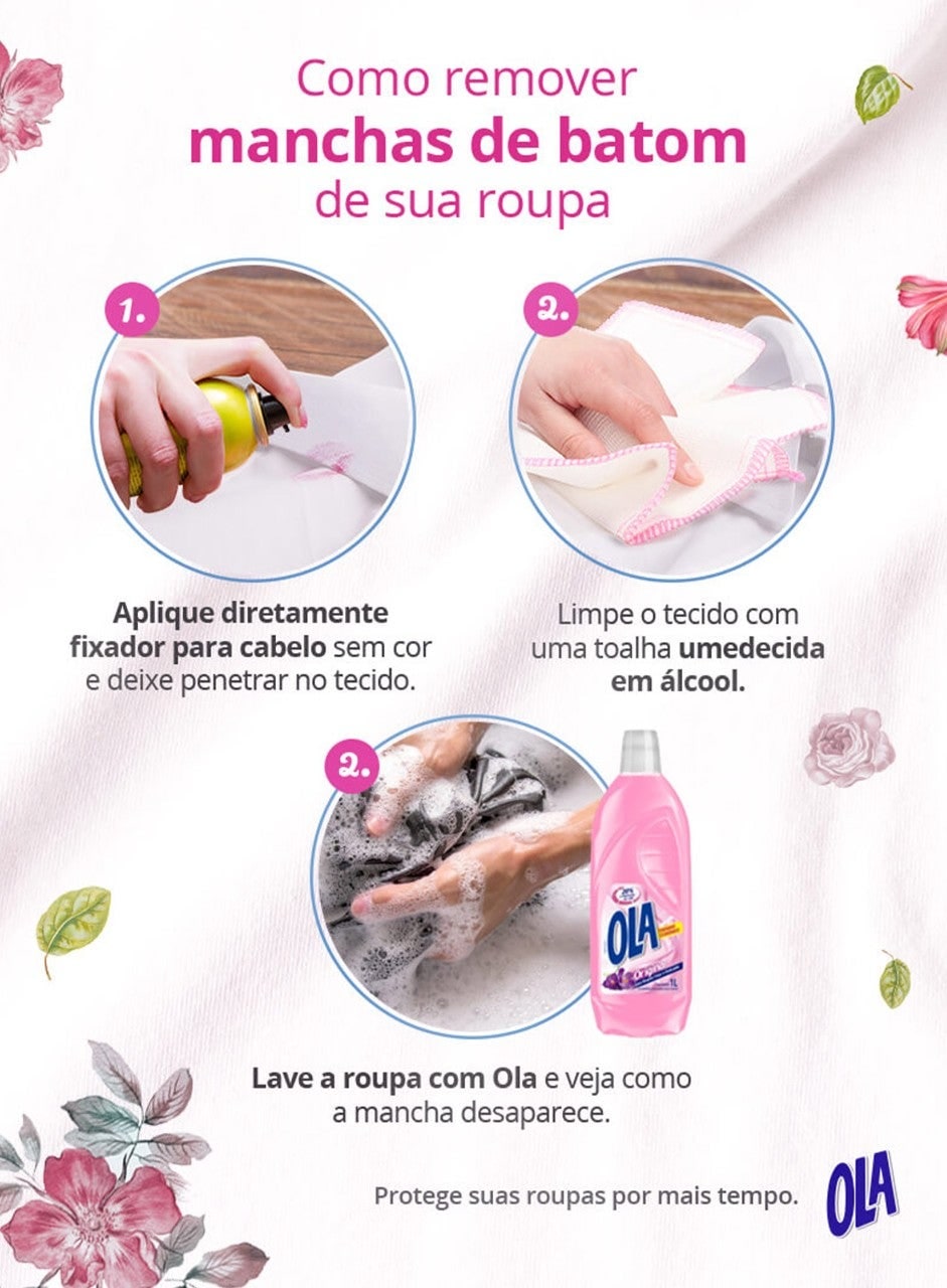 como tirar batom da roupa