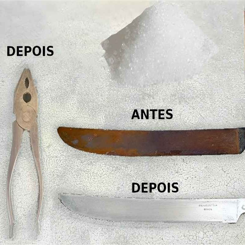 como tirar ferrugem de metal