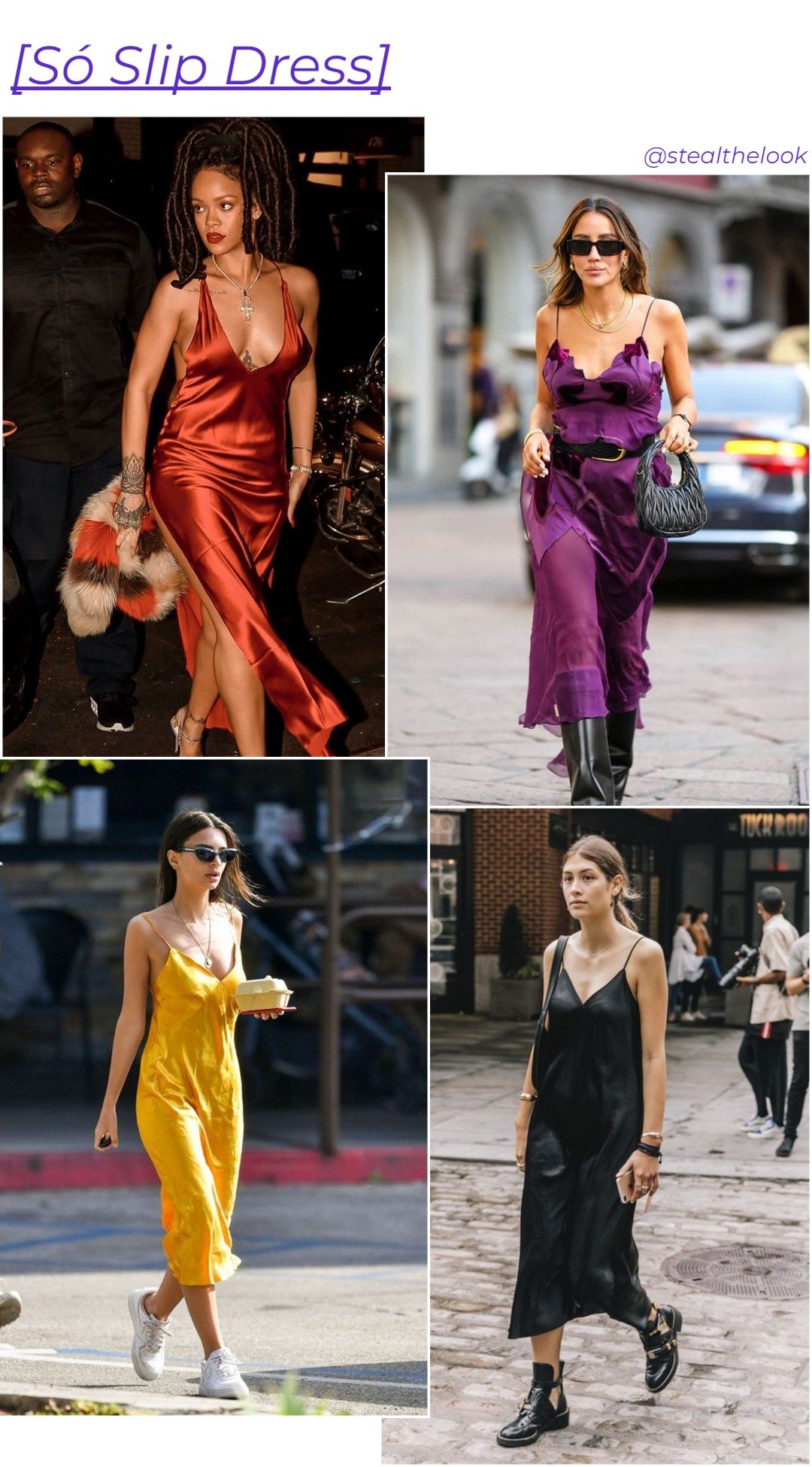 como usar slip dress no dia a dia sem parecer camisola