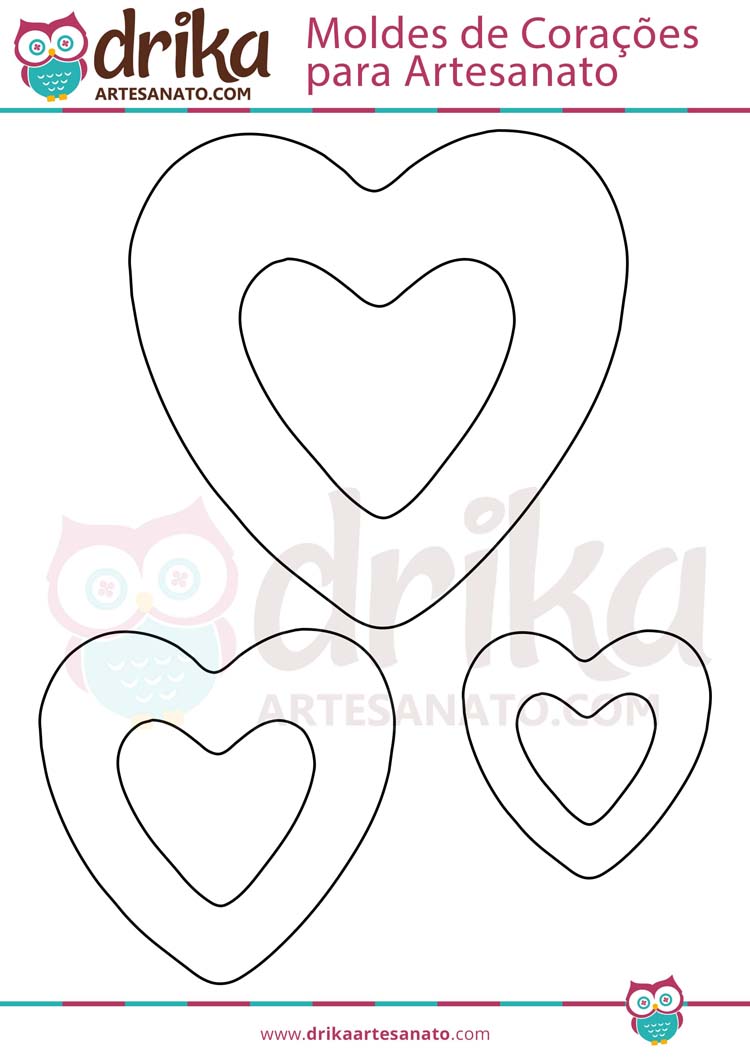 erros comuns ao fazer molde coração